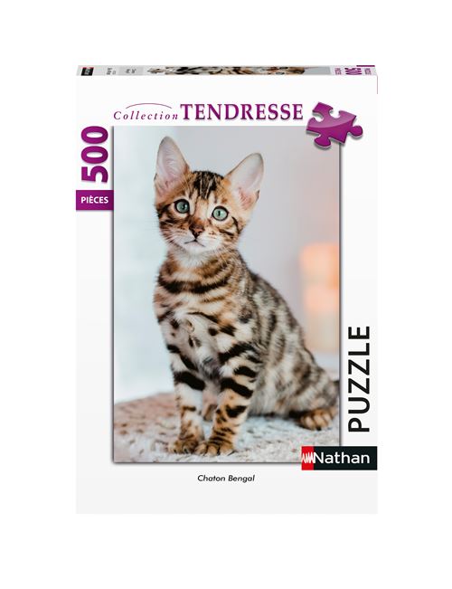 Puzzle 500 Pièces Nathan Chaton Bengal