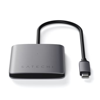 Hub USB 4 ports Type-C Satechi ST-UC4PHM Gris