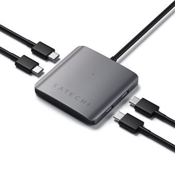 Hub USB 4 ports Type-C Satechi ST-UC4PHM Gris