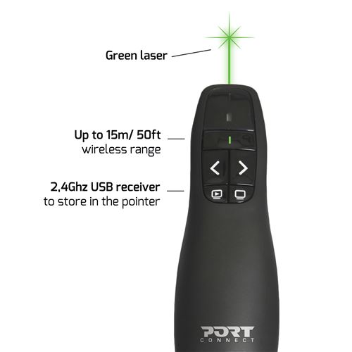 StarTech Télécommande présentation sans fil avec pointeur laser vert