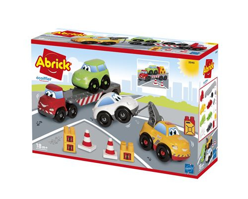 Jeu de construction Ecoiffier Abrick Transport de véhicules