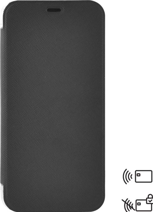 Etui folio Noir Crystal BigBen Connected pour iPhone 11