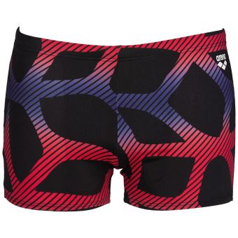 Short De Bain Jammer Arena Homme – Noir/rouge, Taille D5 (UK/USA 34), Neuf