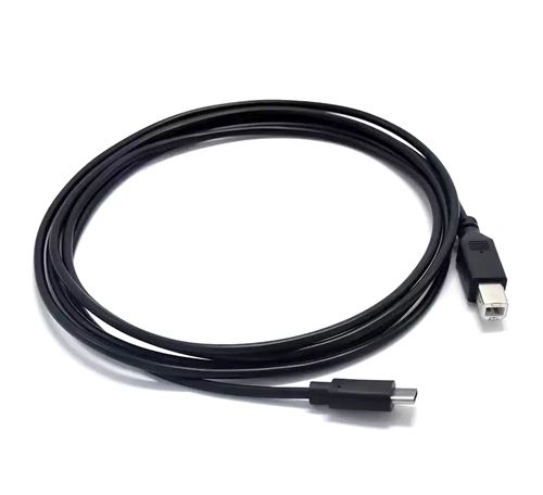 Câble imprimante Urban Factory USB vers USB-C 1,5 m Noir