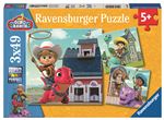 Set de 3 puzzles Ravensburger Jon, Min et Miguel Dino Ranch 49 pièces