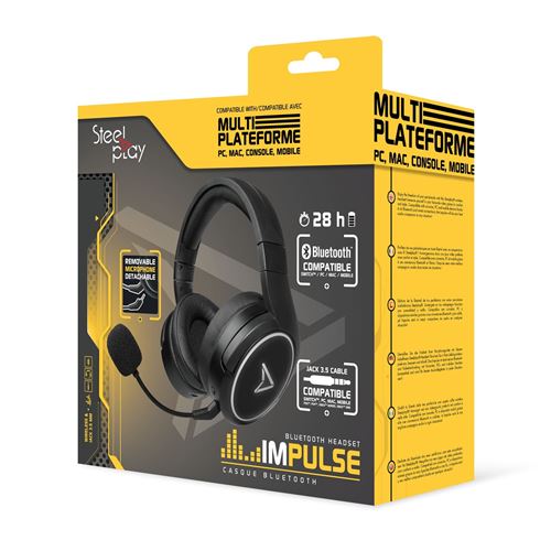 Casque Bluetooth Métal – Son Surround, USB-C, Pour Jeux Et Musique, SODIAL 6730