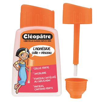 Colle forte Cléopâtre avec pinceau 80ml Orange