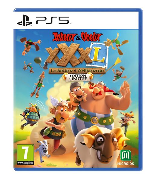 Pochette avant du jeu Asterix & Obelix XXXL : Le belier d'Hibernie Limited Edition PS5