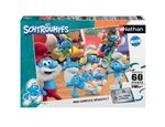 Puzzle enfant 60 pièces Nathan Les Schtroumpfs réunis