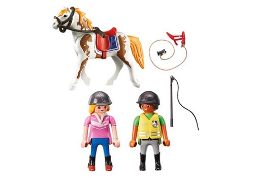 Playmobil Univers magasin d'équitation figurines et accessoires
