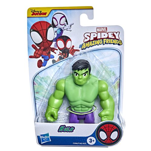Hasbro - Spidey and His Amazing Friends - F3996 - Figurine articulée 10cm - Personnage Hulk