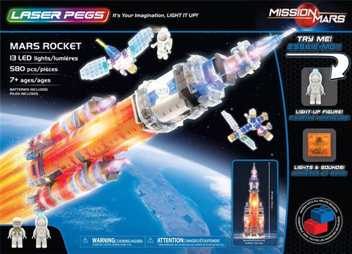 Jeu de construction Laser Pegs Mars Rocket