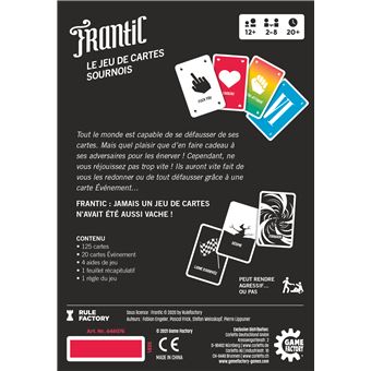 Jeu d’ambiance Game Factory Frantic