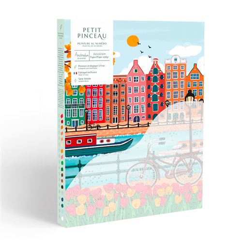 Gouache La Petite épicerie Peinture au numéro Petit Pinceau Amsterdam par Nidhi Kachhadiya