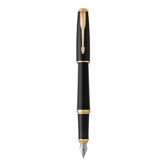 Stylo plume Parker Urban Finition noire estompée avec attributs dorés