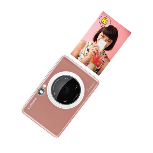 Appareil photo instantané et imprimante portable Canon Zoemini S Rose Exclusivité Fnac