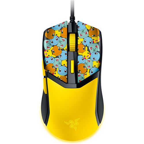Souris Razer Cobra Pokémon Edition – Gaming Filaire, Optique 8500 DPI, 6 Boutons Programmables