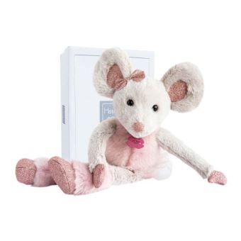 Animal en peluche Doudou et Compagnie Twist Souris étoile 37 cm