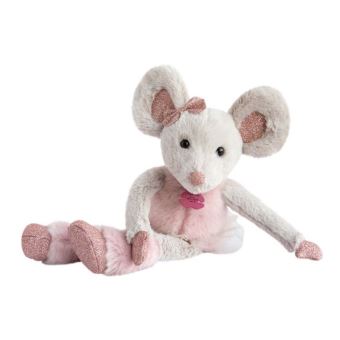 Animal en peluche Doudou et Compagnie Twist Souris étoile 37 cm