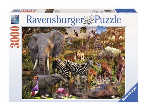 Puzzle 3000 Pièces Ravensburger Animaux Du Continent Africain