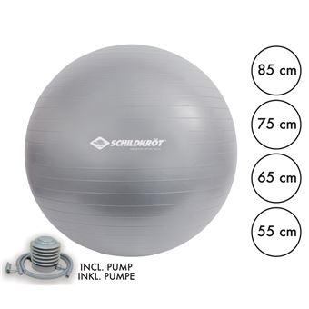 Accessoire de cardio-training Schildkrot Gymnastikball 65 cm Gris