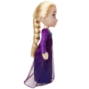 La Reine des Neiges - Poupée chantante Elsa 38 cm + micro - Parole