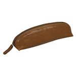 Trousse Clairefontaine Flying Spirit en cuir glacé Cognac