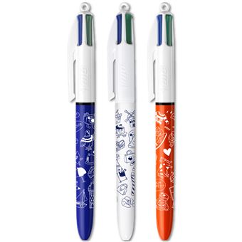 Promo 4 Stylos Bille 4 Couleurs Bic Chez E.Leclerc