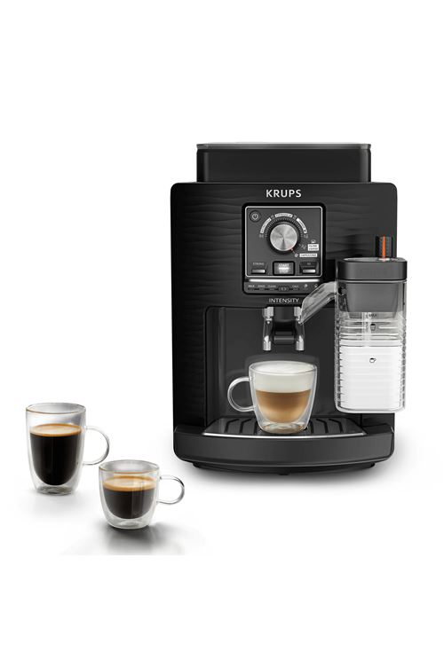 Expresso Broyeur Krups Intensity Lait Ea5028 Noir