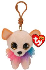 Porte-clés en peluche Ty Beanie Boo's Clip Chewey le chihuahua 7 cm