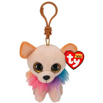 Porte-clés en peluche Ty Beanie Boo's Clip Chewey le chihuahua 7 cm