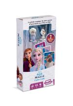 Jeu de cartes Cartamundi Cache-Cache avec Figurines Disney Elsa et Olaf Shuffle Reine des Neiges 2-