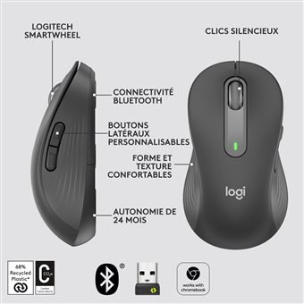 Test Logitech Signature M650 : une souris bureautique sans-fil