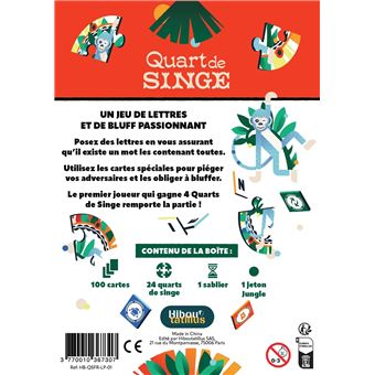 Jeu classique Hiboutatillus Quart de Singe