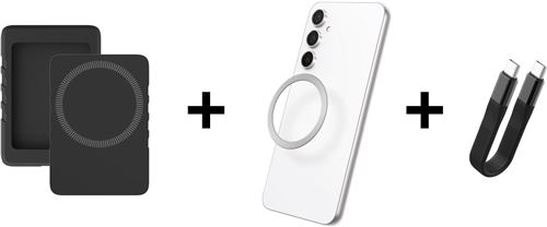 Bundle pour T7: coque magnet + ring + cable 13cm