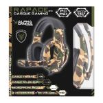 Casque Gaming Alpha Omega Players Rapace C19 pour PS4, Xbox One, PC Camo