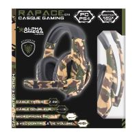 Casque Gaming Alpha Omega Players Rapace C19 pour PS4, Xbox One, PC Camo