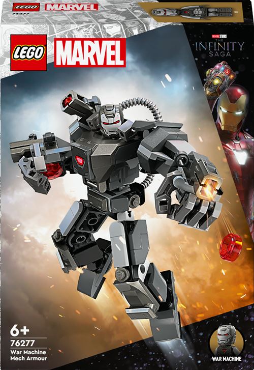 Acheter LEGO® Marvel 76277 L’armure robot de War Machine État correct - 75,99 € LEGO® Marvel 76277 L’armure robot de War Machine État correct - LEGO Super Heroes reconditionné disponible sur Fnac