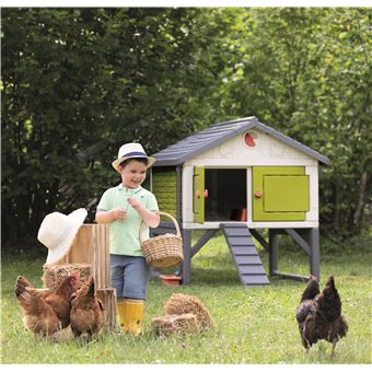 Jeu de plein air Cot Cot Cottage Smoby pour 5 poules