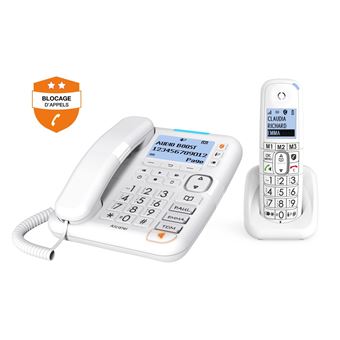 Téléphone fixe senior avec répondeur swissvoice xtra 2355 - La Poste