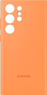 Coque en silicone pour Samsung Galaxy S23 Ultra 5G Orange Abricot