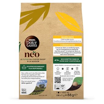 Pack de 8 capsules café Neo par Dolce Gusto Nescafé Carafe