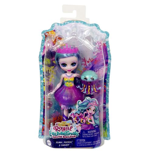 Royal Enchantimals - Royaume De L'oc&eacute;an - Jelanie M&eacute;duse Et Stingley