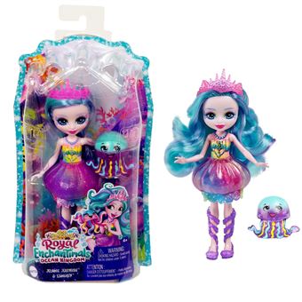 Poupée Enchantimals Jelanie Méduse et Stingley