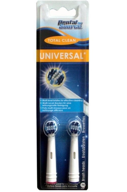 Pack de 2 brossettes dentaires Dental Source Total Clean Blanc