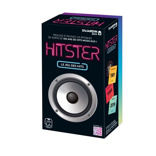 Jeu d'Ambiance Dujardin Hitster – 100 Ans de Hits Musicaux pour 2 à 10 Joueurs
