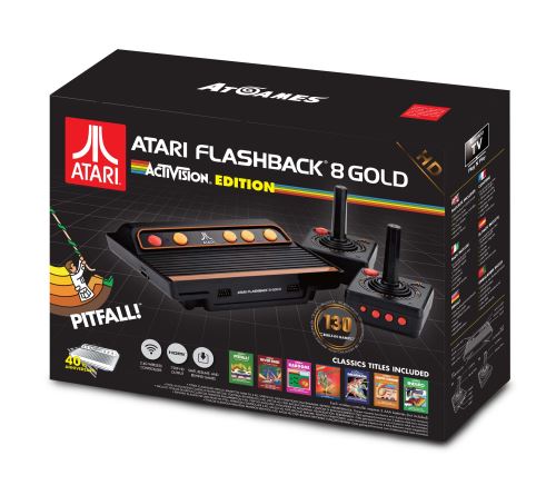Pack Atari Console Flashback 8 Gold HD + 2 Manettes sans fil Edition Activision