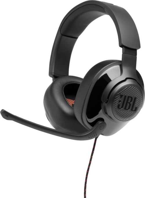 Casque gaming filaire circum-aural avec micro rétractable Quantum 200 Noir