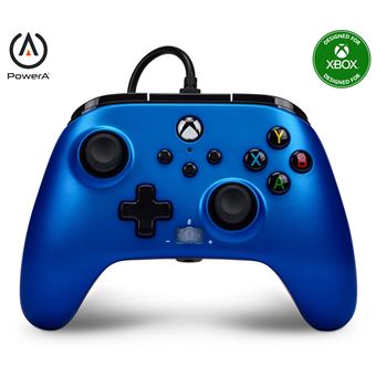 Manette filaire améliorée pour Xbox Series X/S Saphir brillante