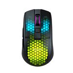 ROCCAT Burst Pro Air - Souris - ergonomique - optique - 6 boutons - sans fil - 2.4 GHz, Bluetooth 5.2 - récepteur sans fil USB - noir